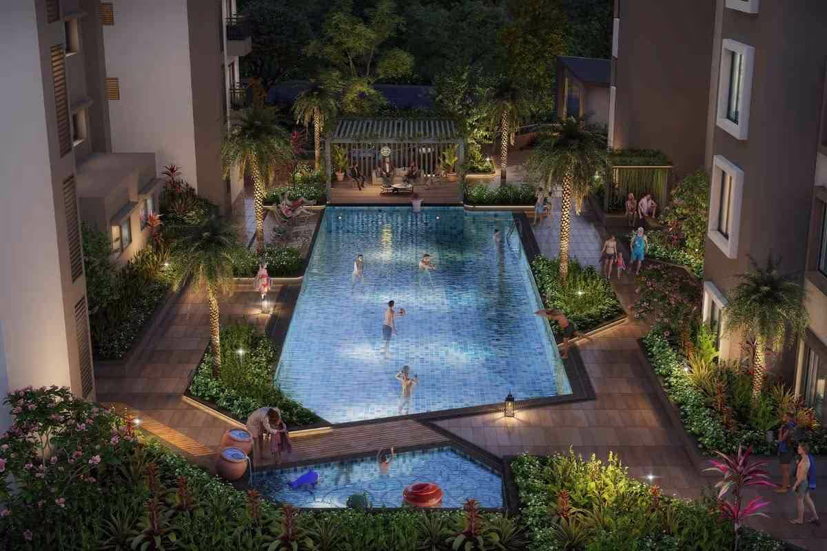 Sattva Forest Ridge swimming pool